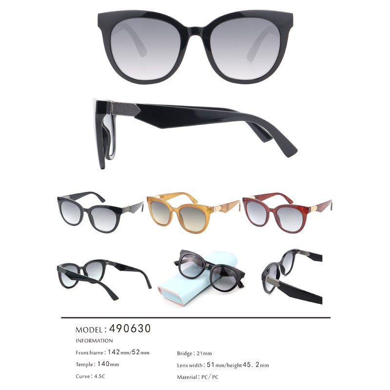 1 Women Classic Fashion Big Cateye Round Sunglasses 1 Women Classic Fashion Big Cateye Round Sunglasses
