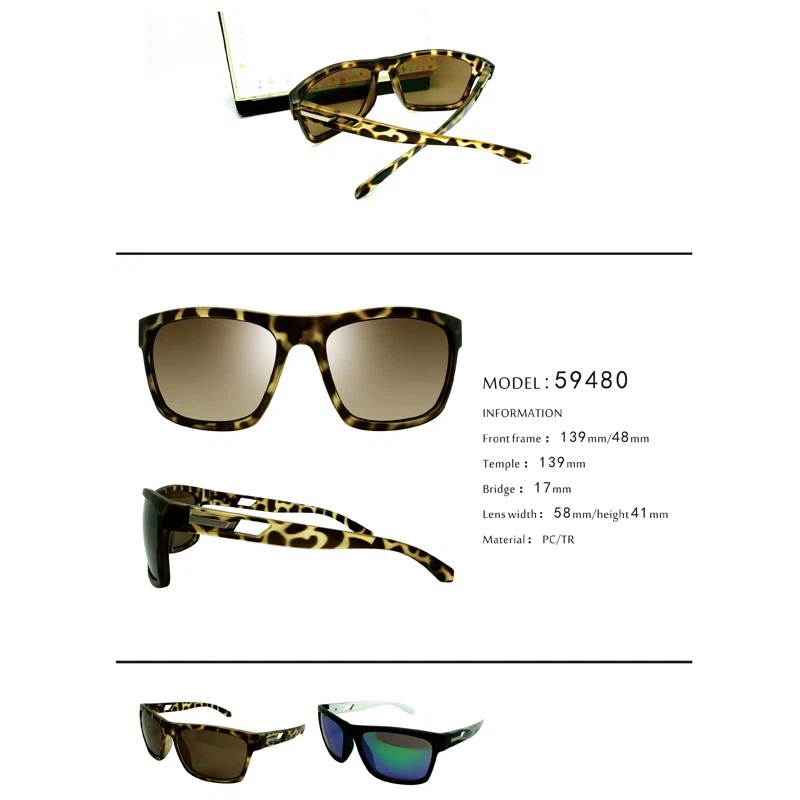 Square Sports Cutout Design Wayfarer Sunglasses 59480 1